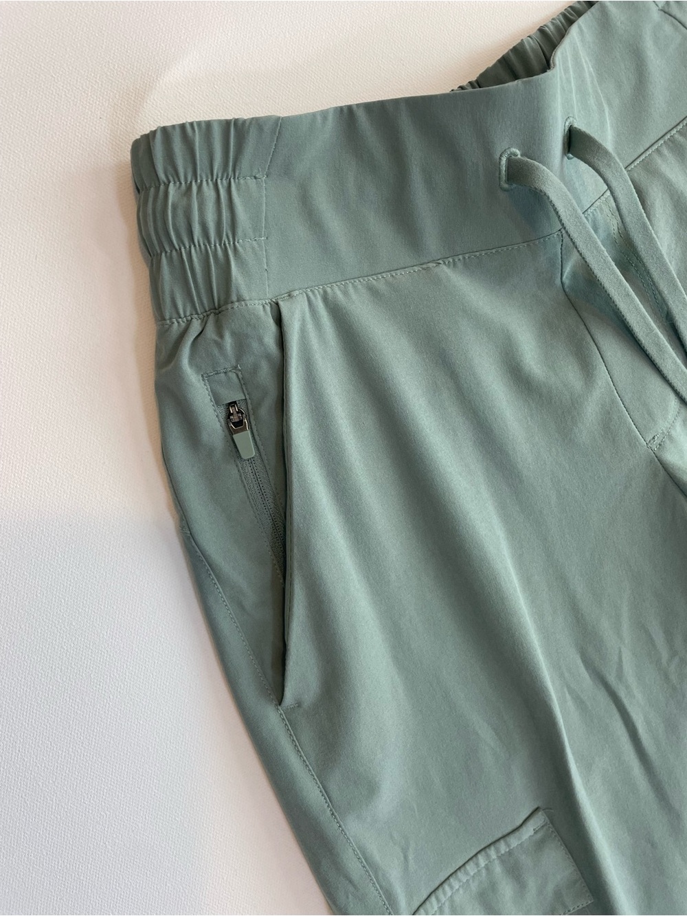 Women’s All In Motion Olive Green Cargo Jogger Pants - Picture 5 of 7